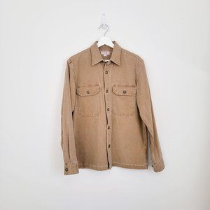 J.Crew Wallace & Barnes shirt-jacket in stretch duck canvas